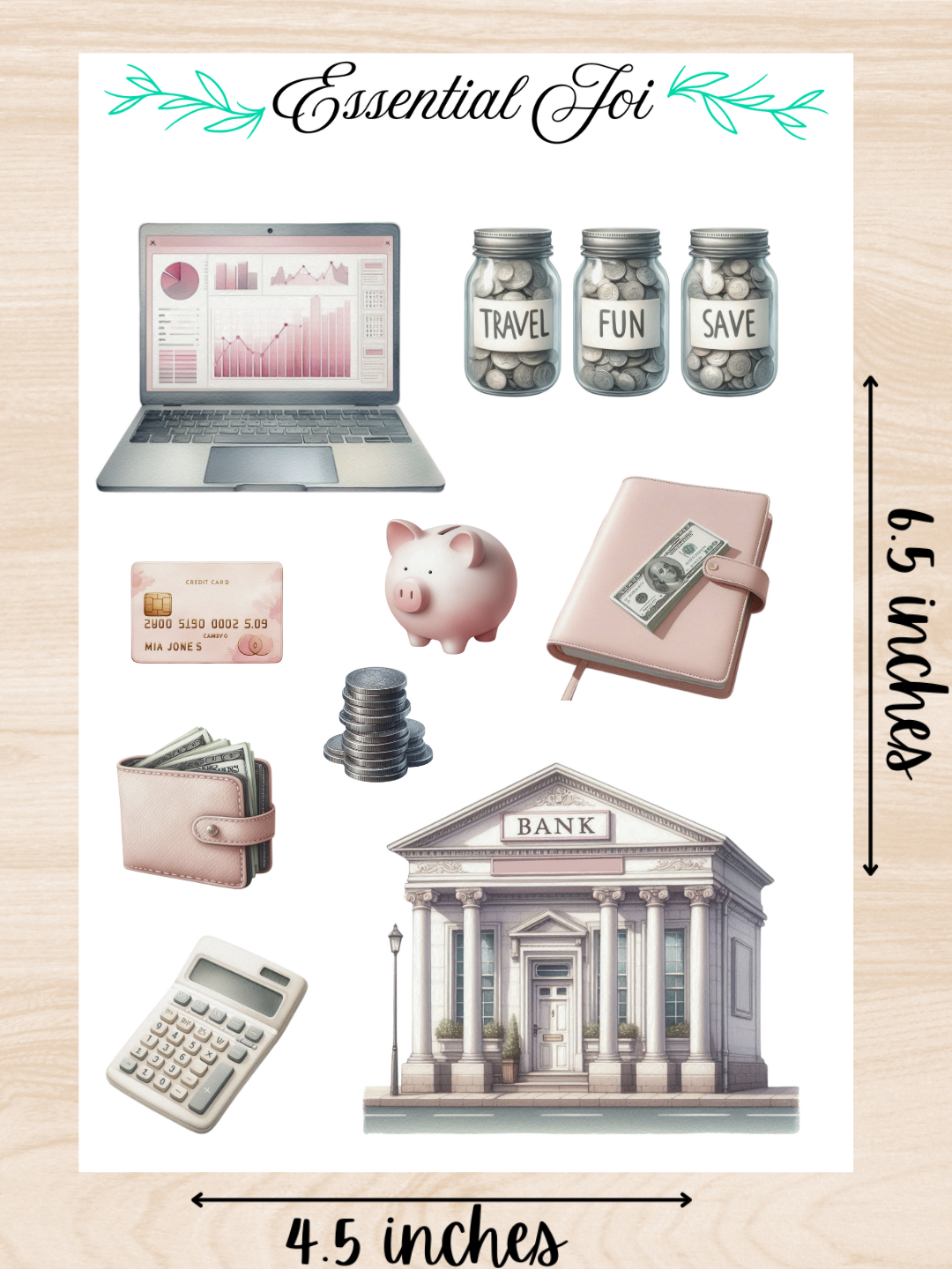 Budget Babe Decorative Sticker