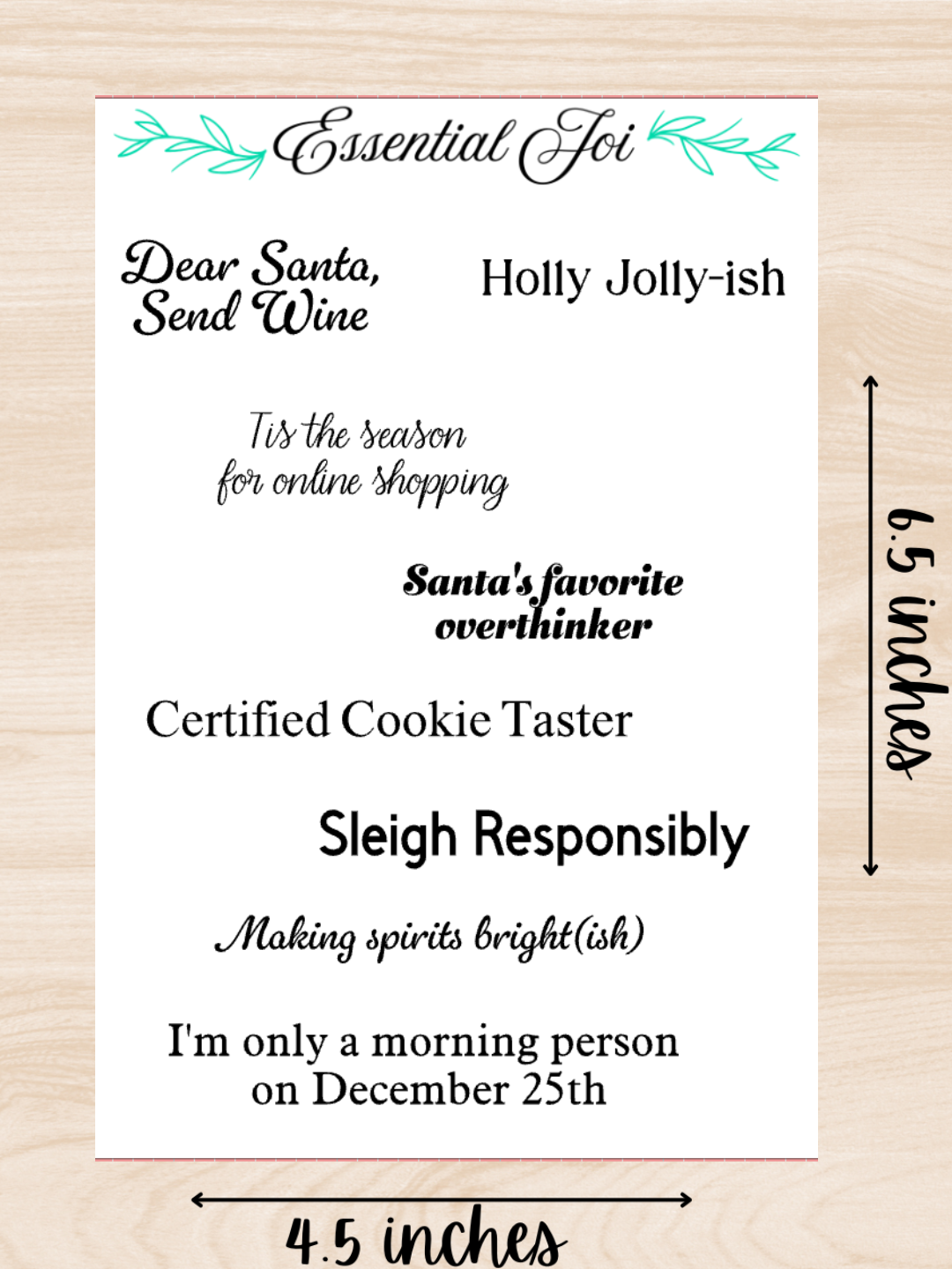 Christmas Quotes 2 Sticker Sheet