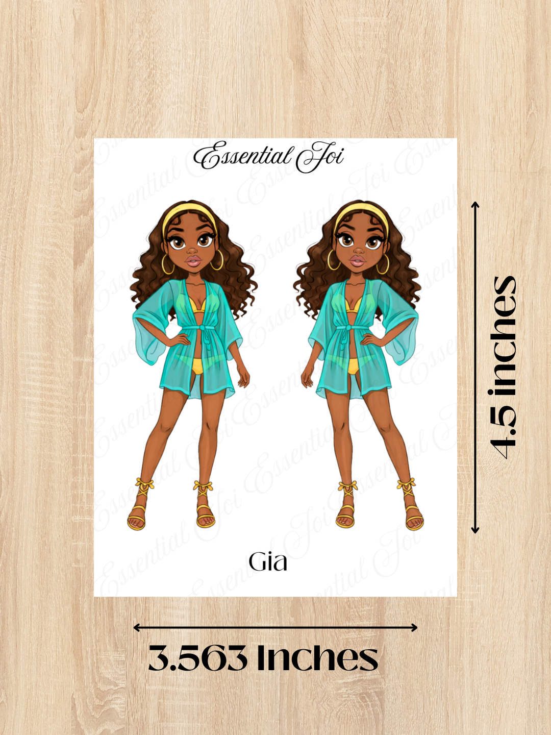 Gia Doll Stickers