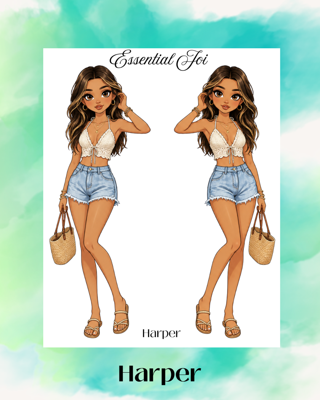 Harper Doll Sticker
