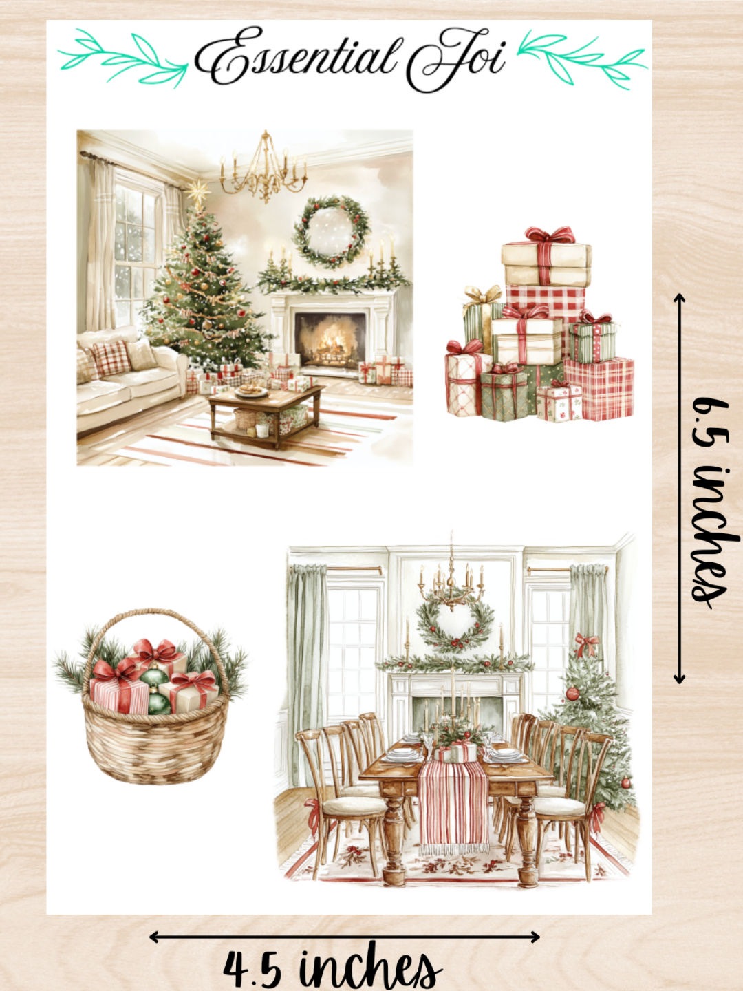 Home for the Holidays Sticker Sheet