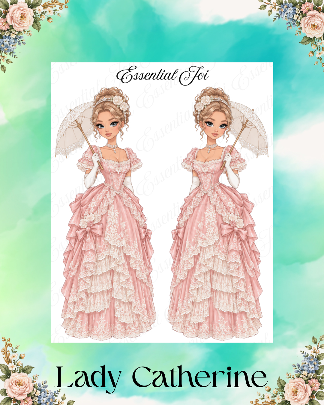 Lady Catherine Doll Stickers