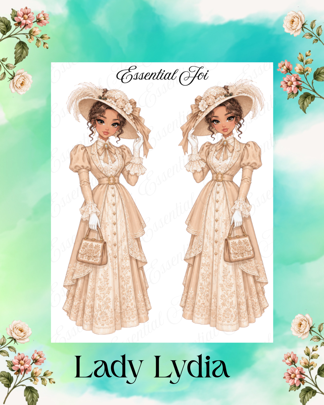 Lady Lydia Doll Sticker