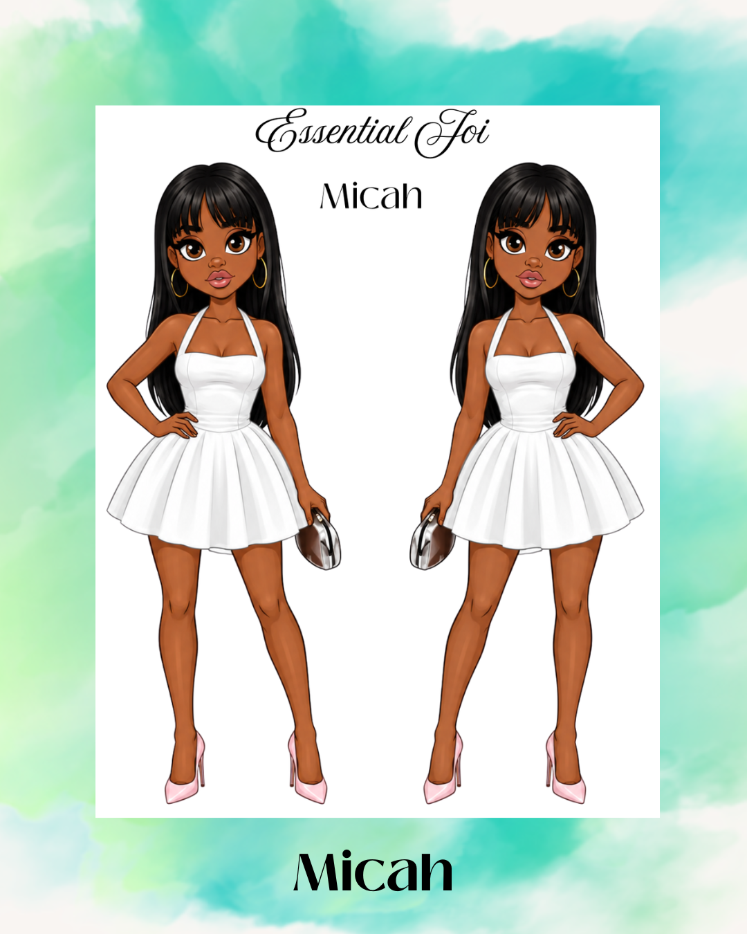 Micah Doll Sticker