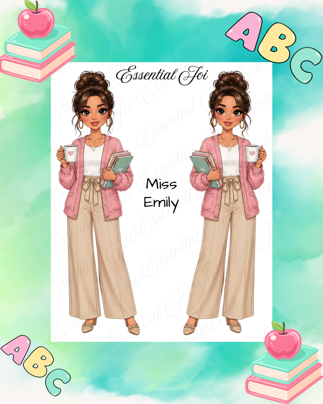 Miss Emily Doll Sticker