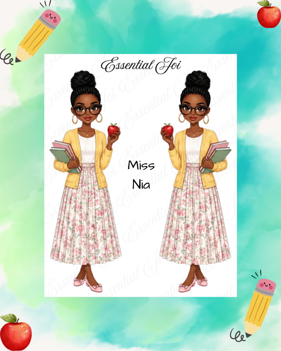 Miss Nia Doll Sticker