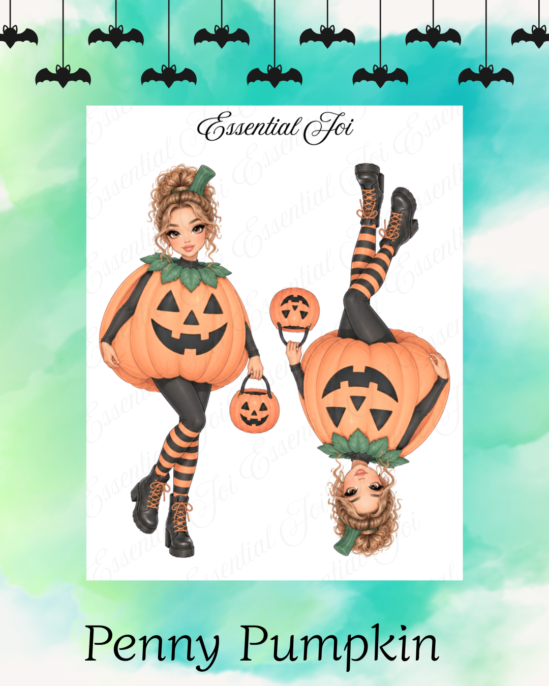 Penny Pumpkin Doll Stickers
