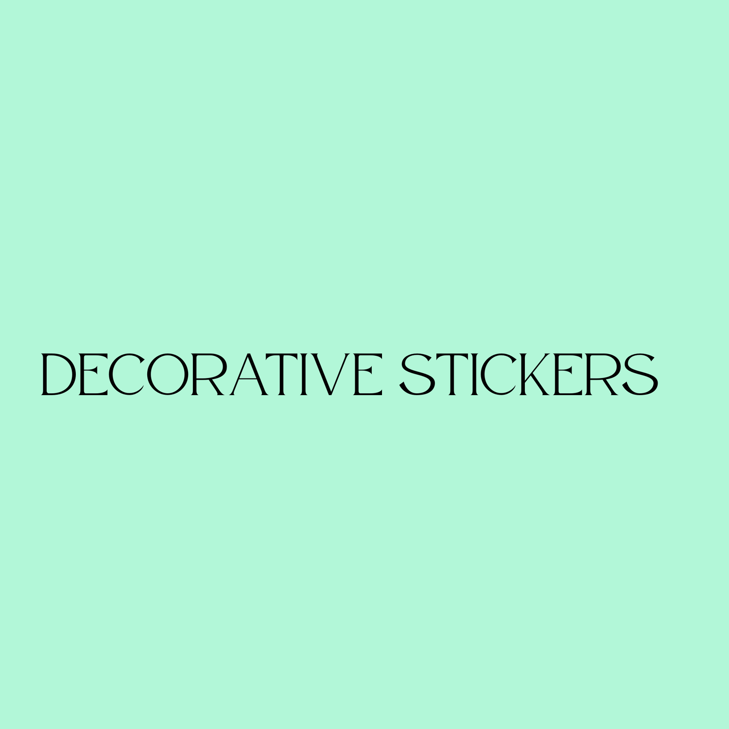 Decorative Stickers