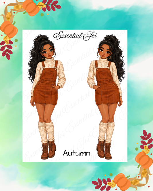 Autumn Doll Sticker