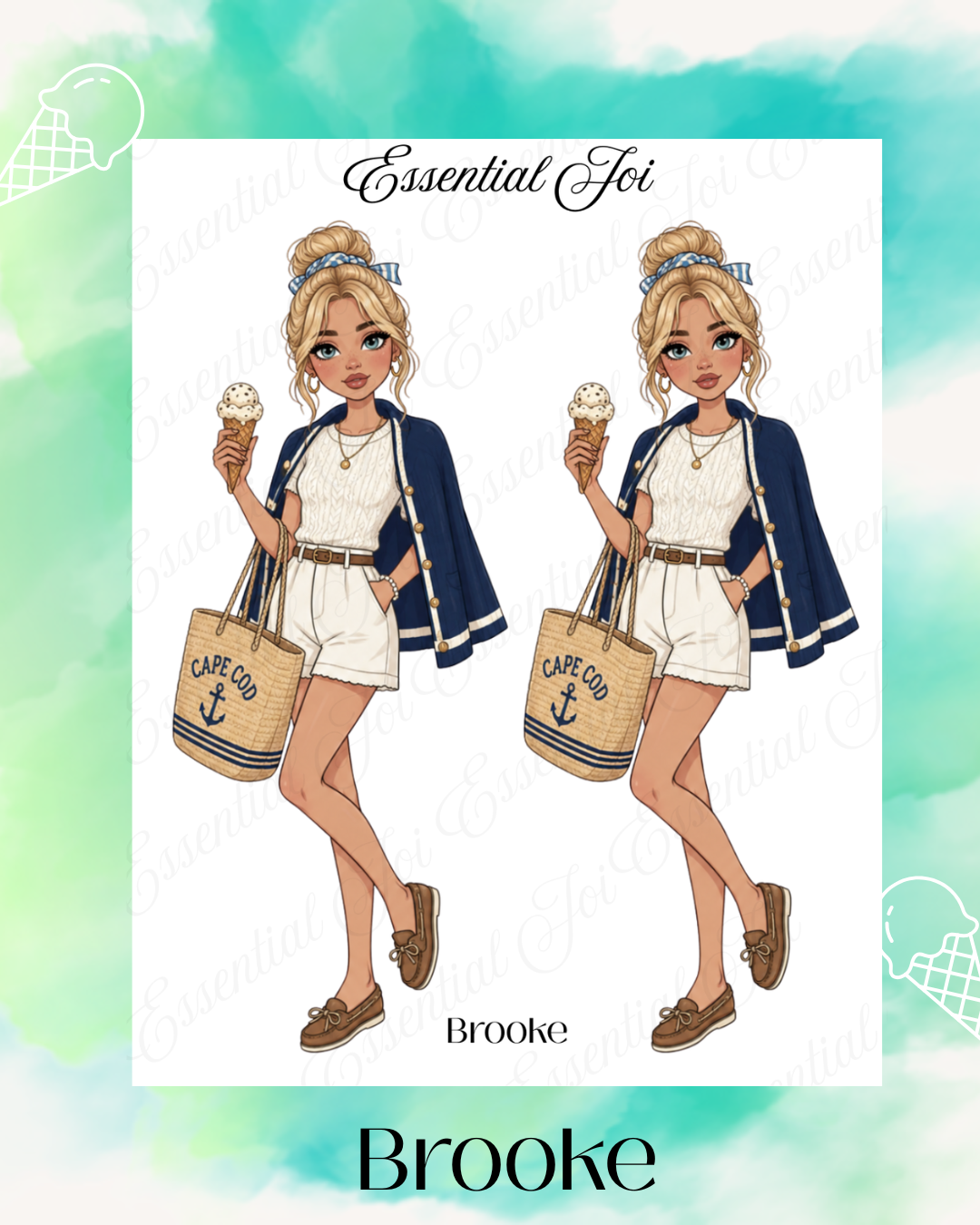 Brooke Doll Sticker