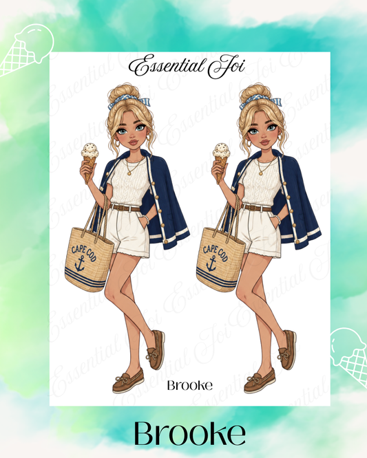 Brooke Doll Sticker