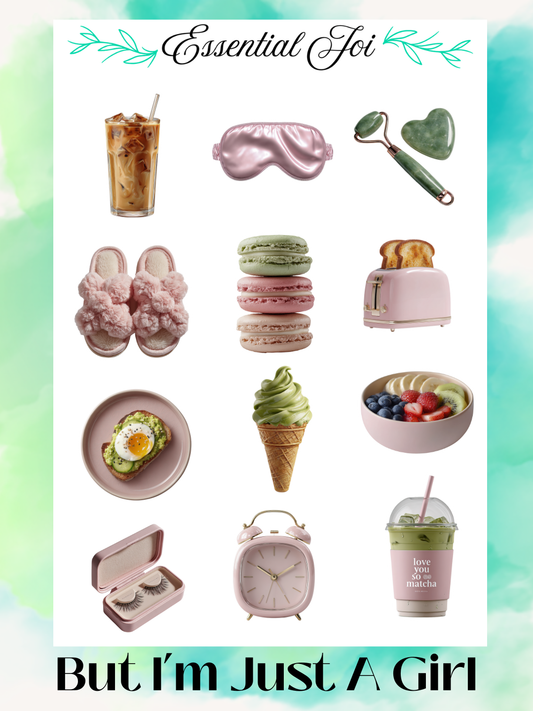 But I'm just a girl Decorative Sticker