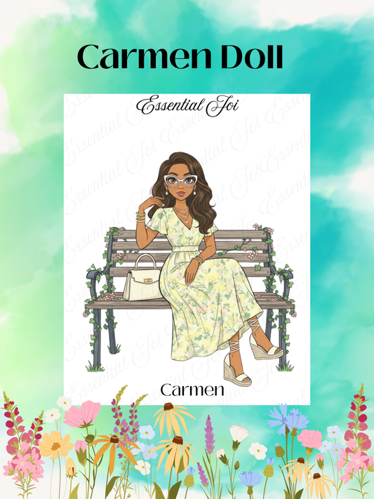 Carmen Doll Single Sticker