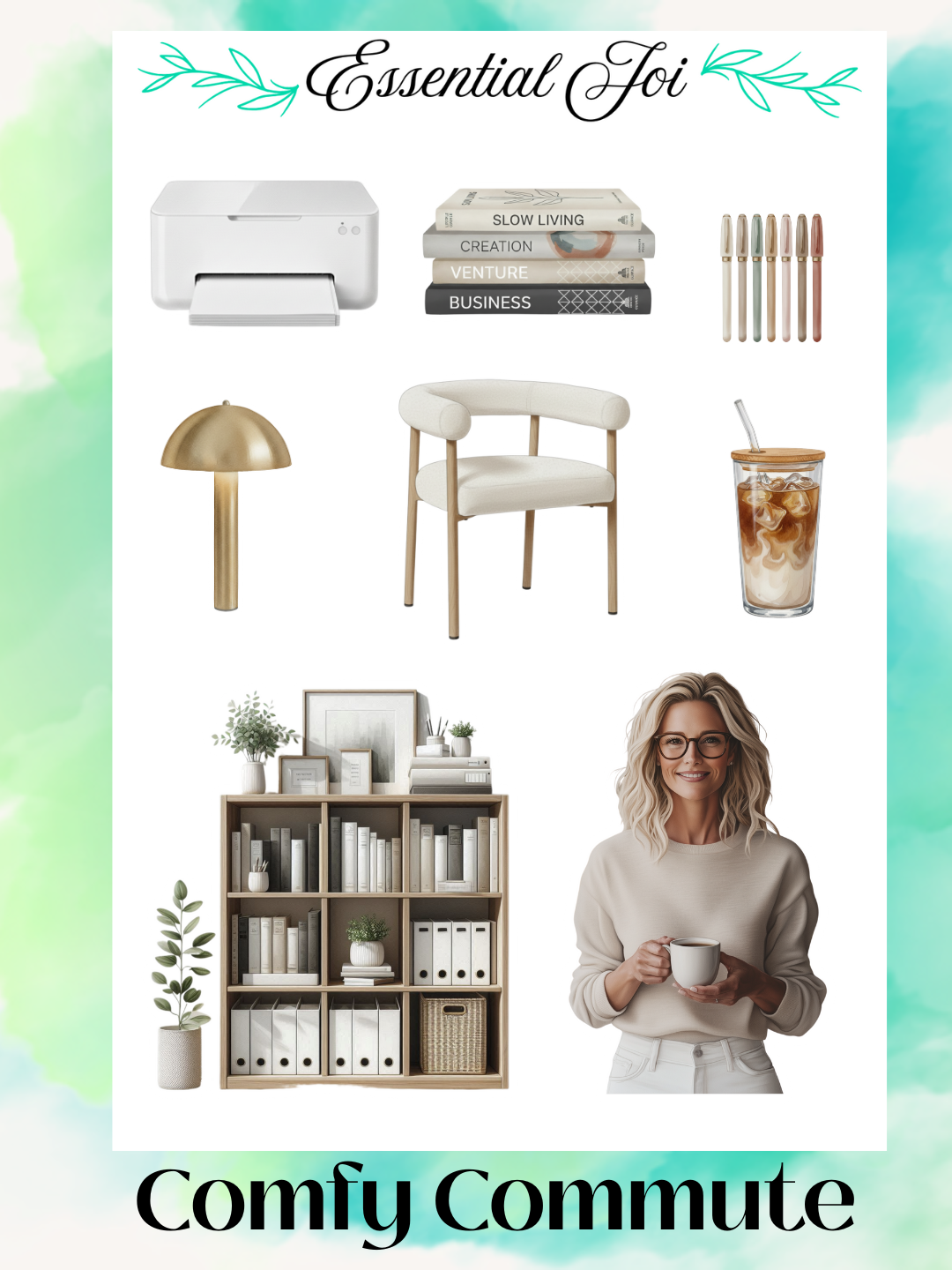 Comfy Commute Decorative Sticker