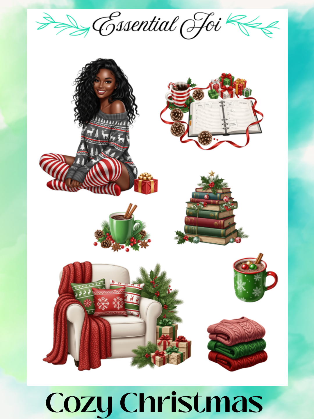 Cozy Christmas Sticker Sheet