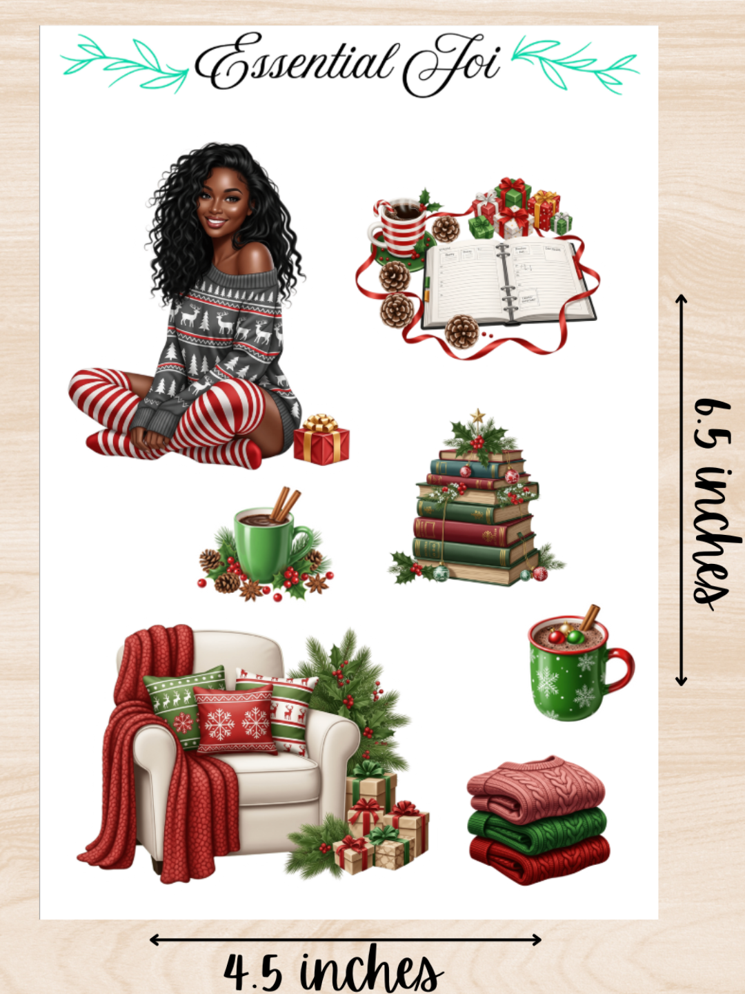 Cozy Christmas Sticker Sheet