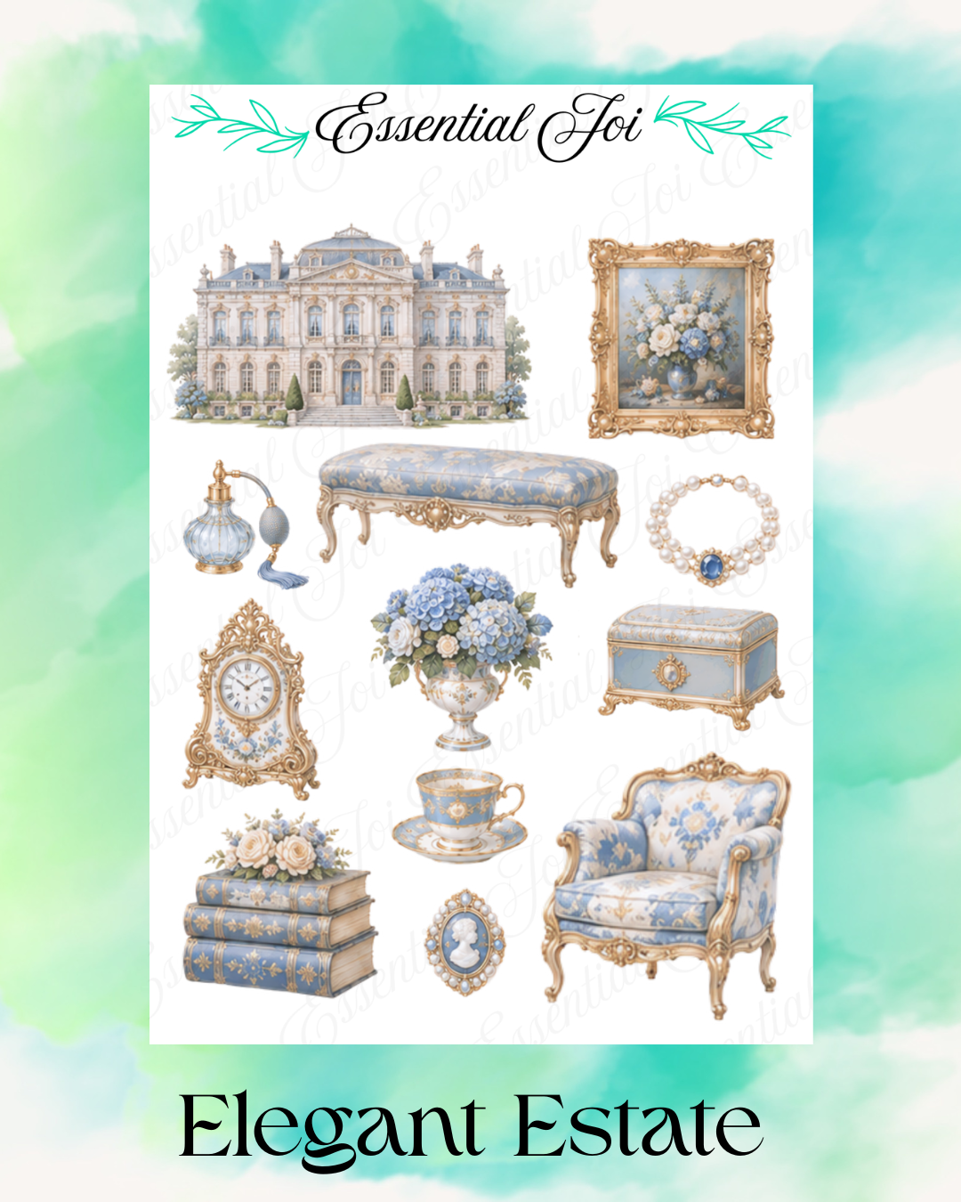 Elegant Estate Sticker Sheet