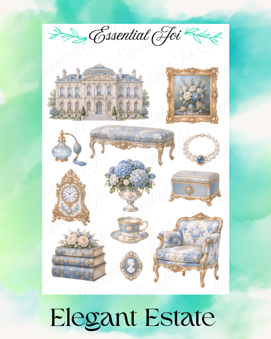 Elegant Estate Sticker Sheet