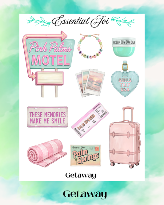 Getaway Sticker Sheet