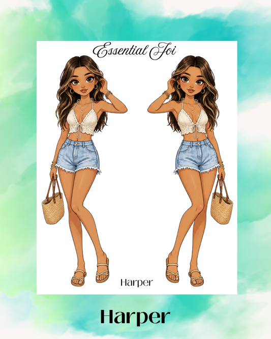 Harper Doll Sticker