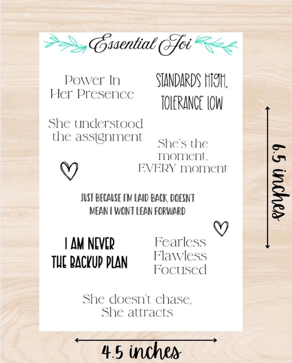 Be Bold Sticker Sheet