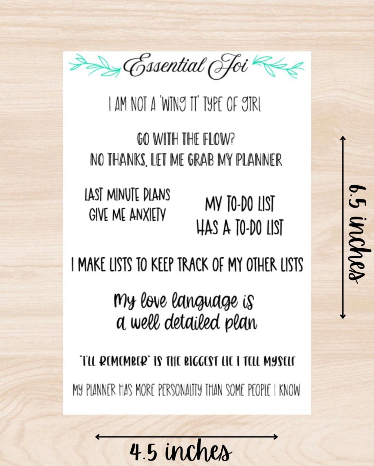 Planner Sticker Sheet