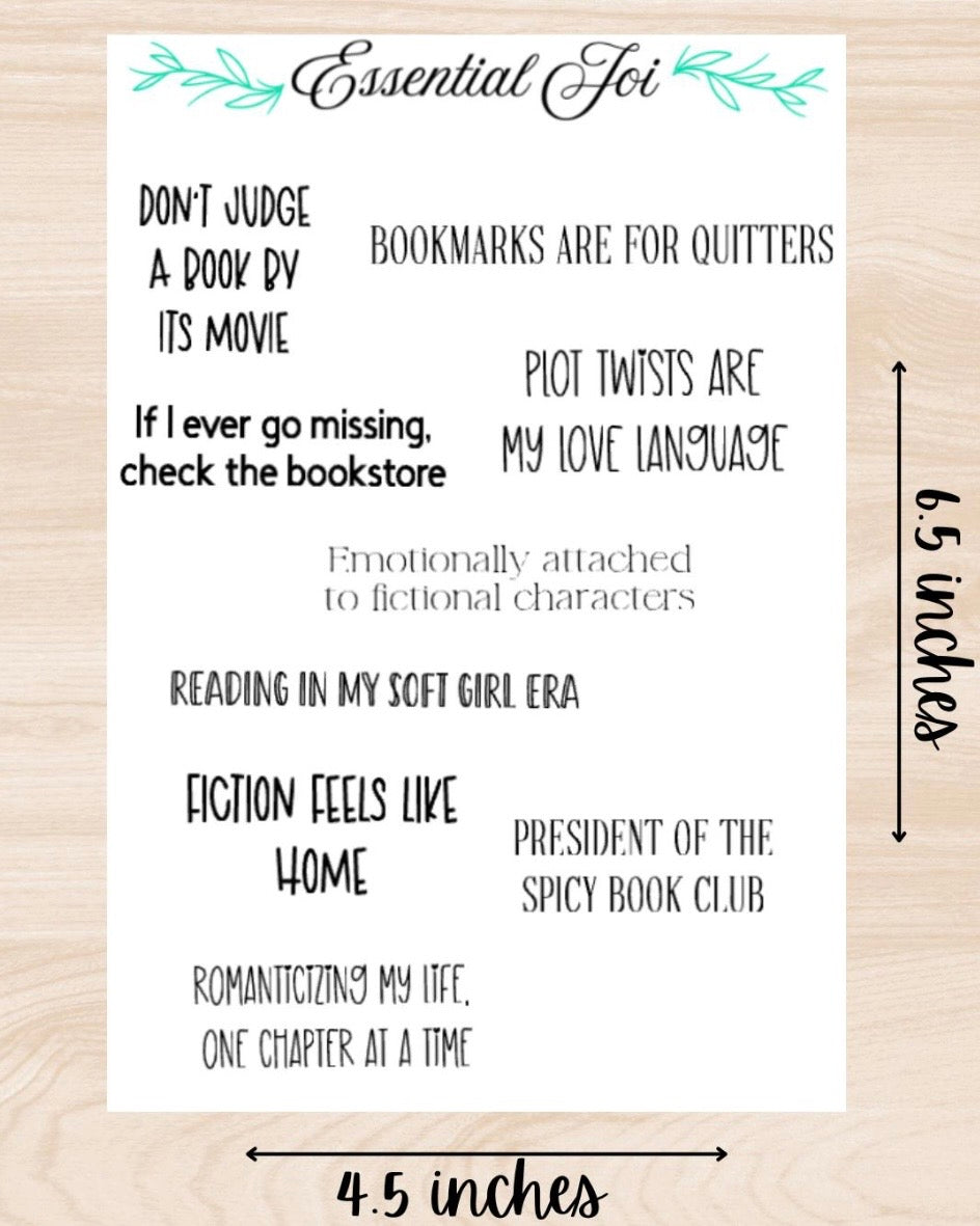 Book Era Sticker Sheet