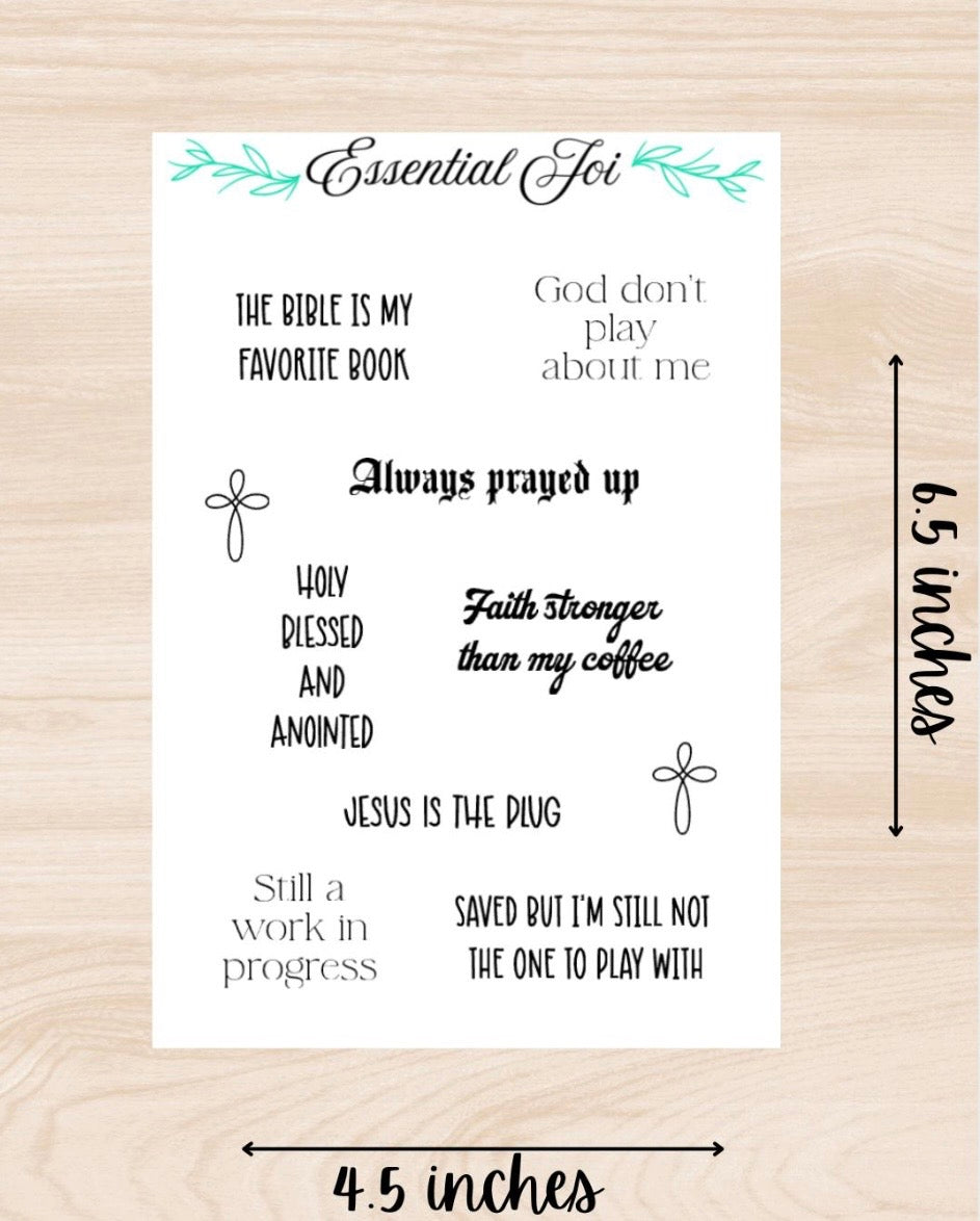 Prayed Up Sticker Sheet