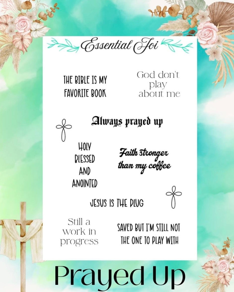 Prayed Up Sticker Sheet