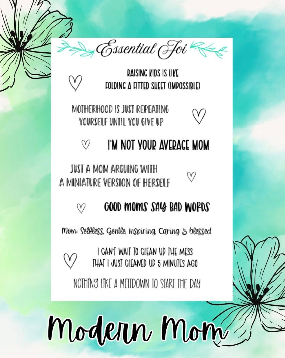 Modern Mom Sticker Sheet