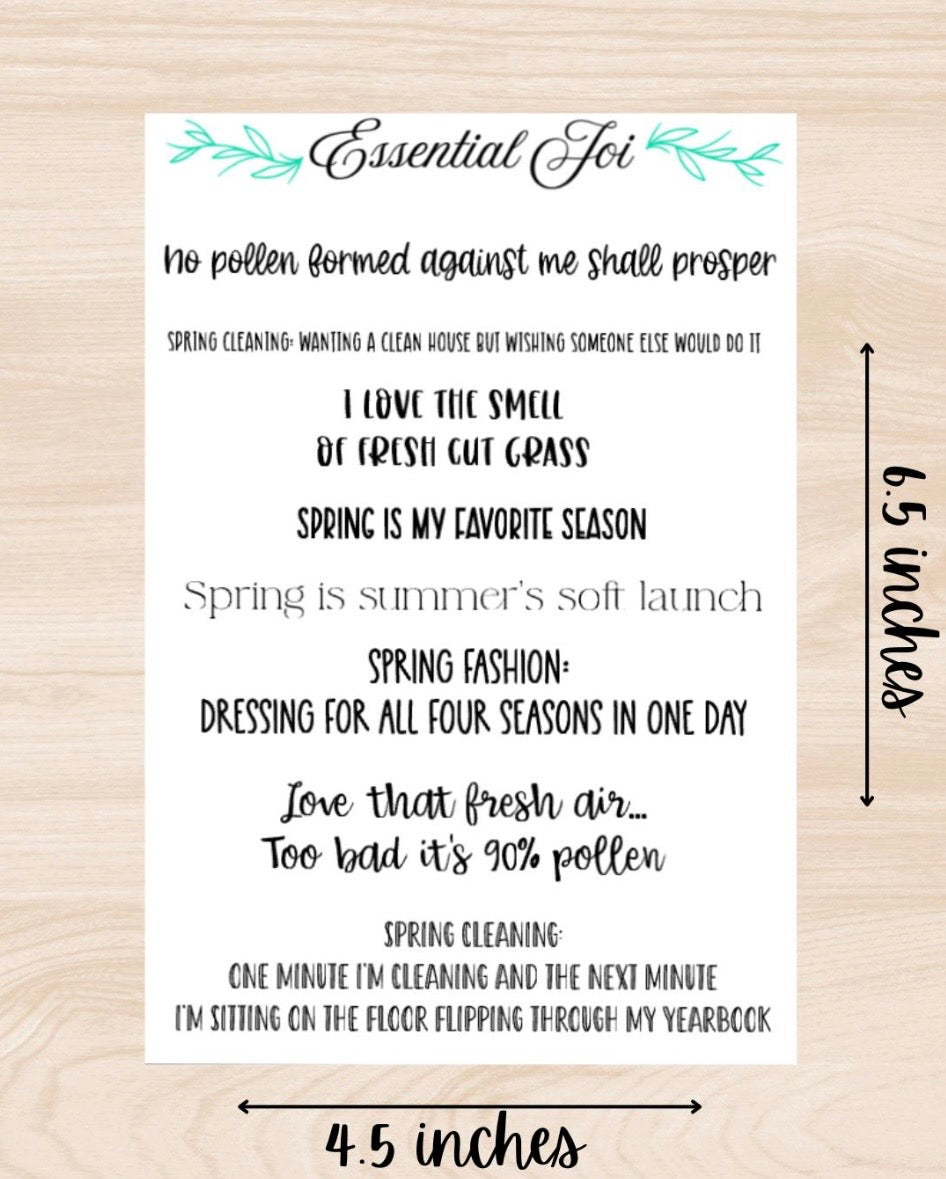 Spring Sticker Sheet