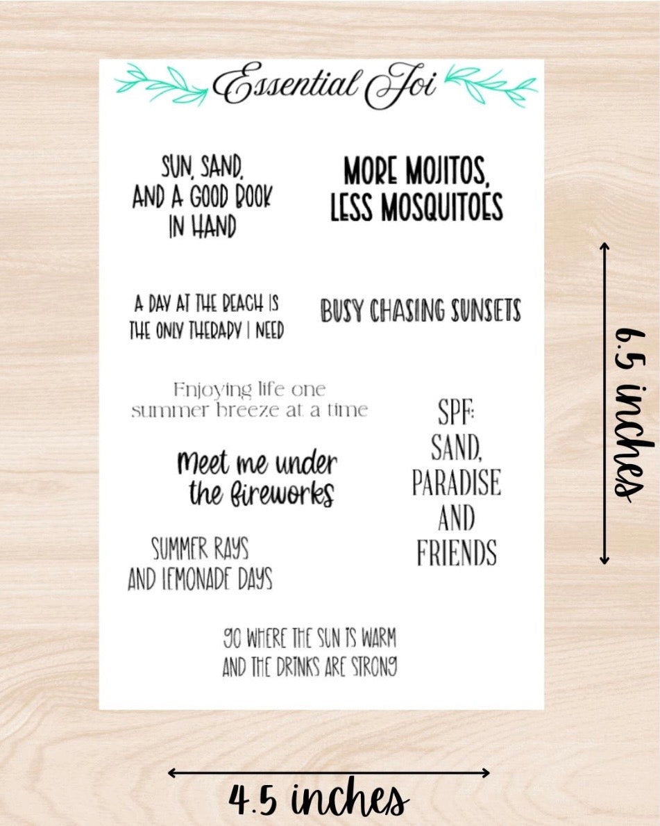 Summer Sticker Sheet