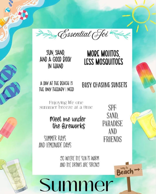 Summer Sticker Sheet