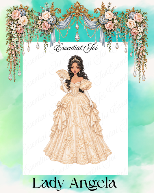 Lady Angela Single Doll Sticker