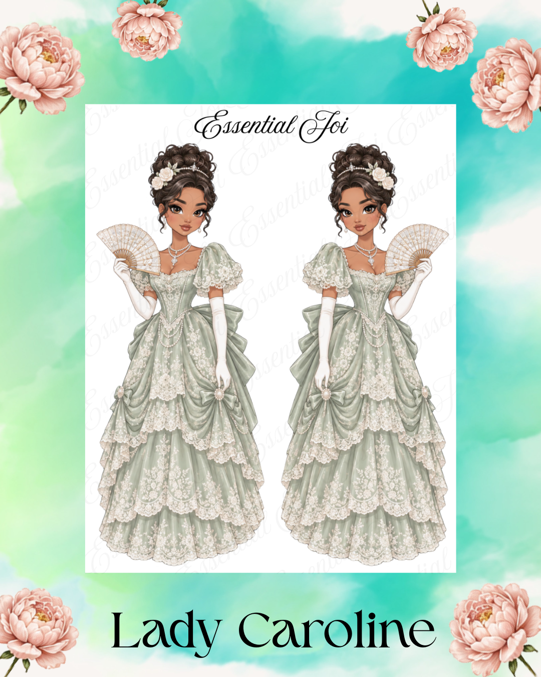 Lady Caroline Doll Sticker