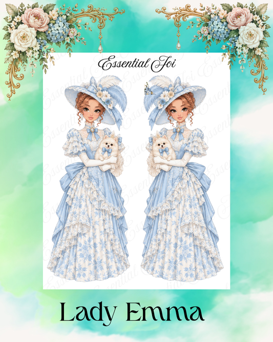 Lady Emma Doll Sticker