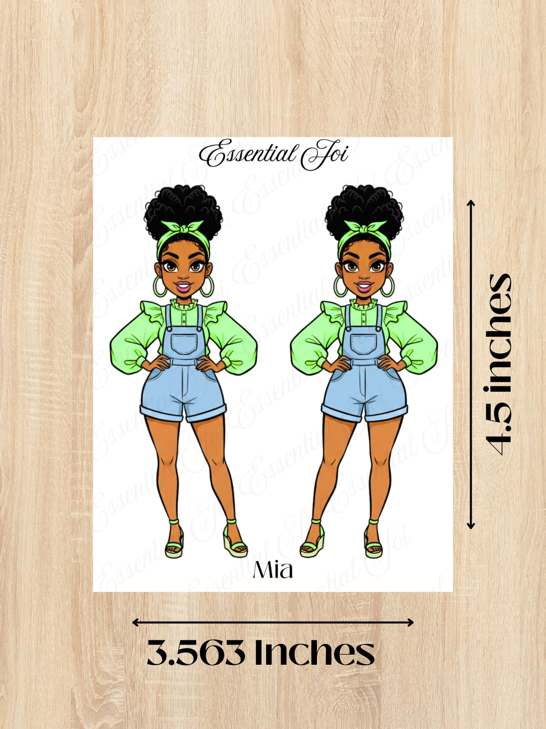 Mia Doll Stickers