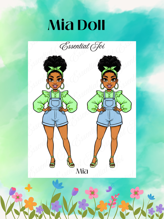 Mia Doll Stickers
