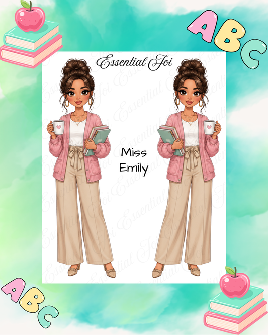 Miss Emily Doll Sticker