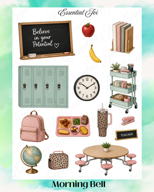 Morning Bell Sticker Sheet