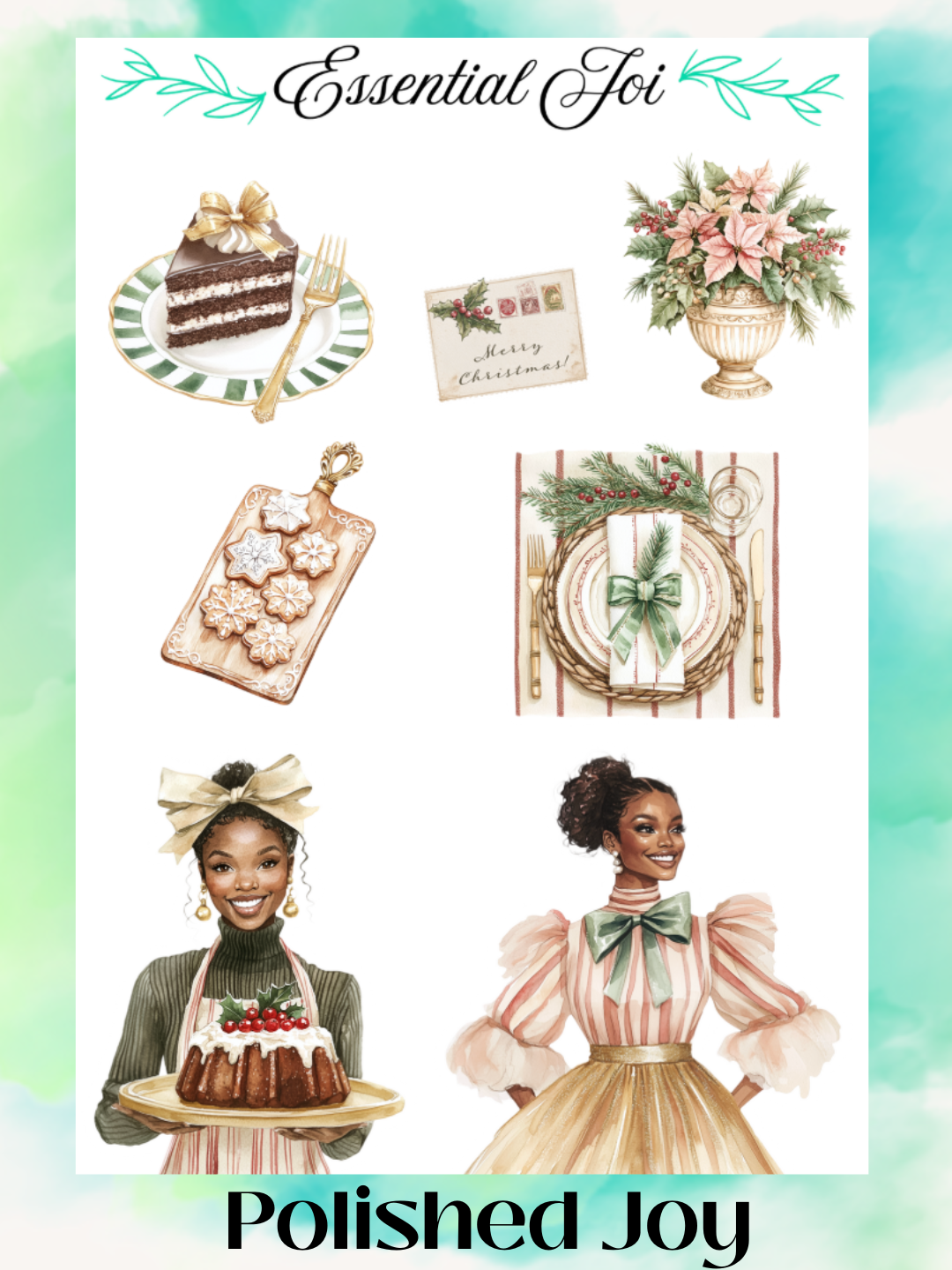 Polished Joy Sticker Sheet