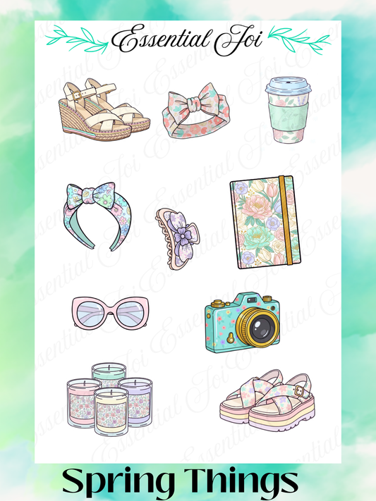 Spring Things Sticker Sheet