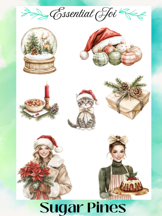 Sugar Pines Sticker Sheet