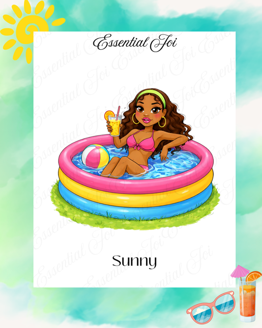 Sunny Doll  Single Sticker
