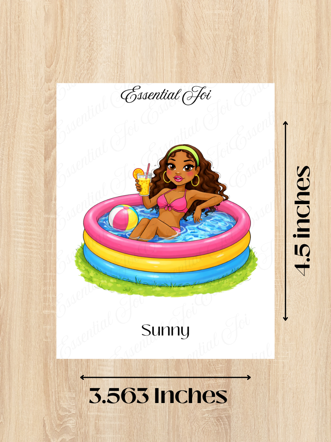 Sunny Doll  Single Sticker