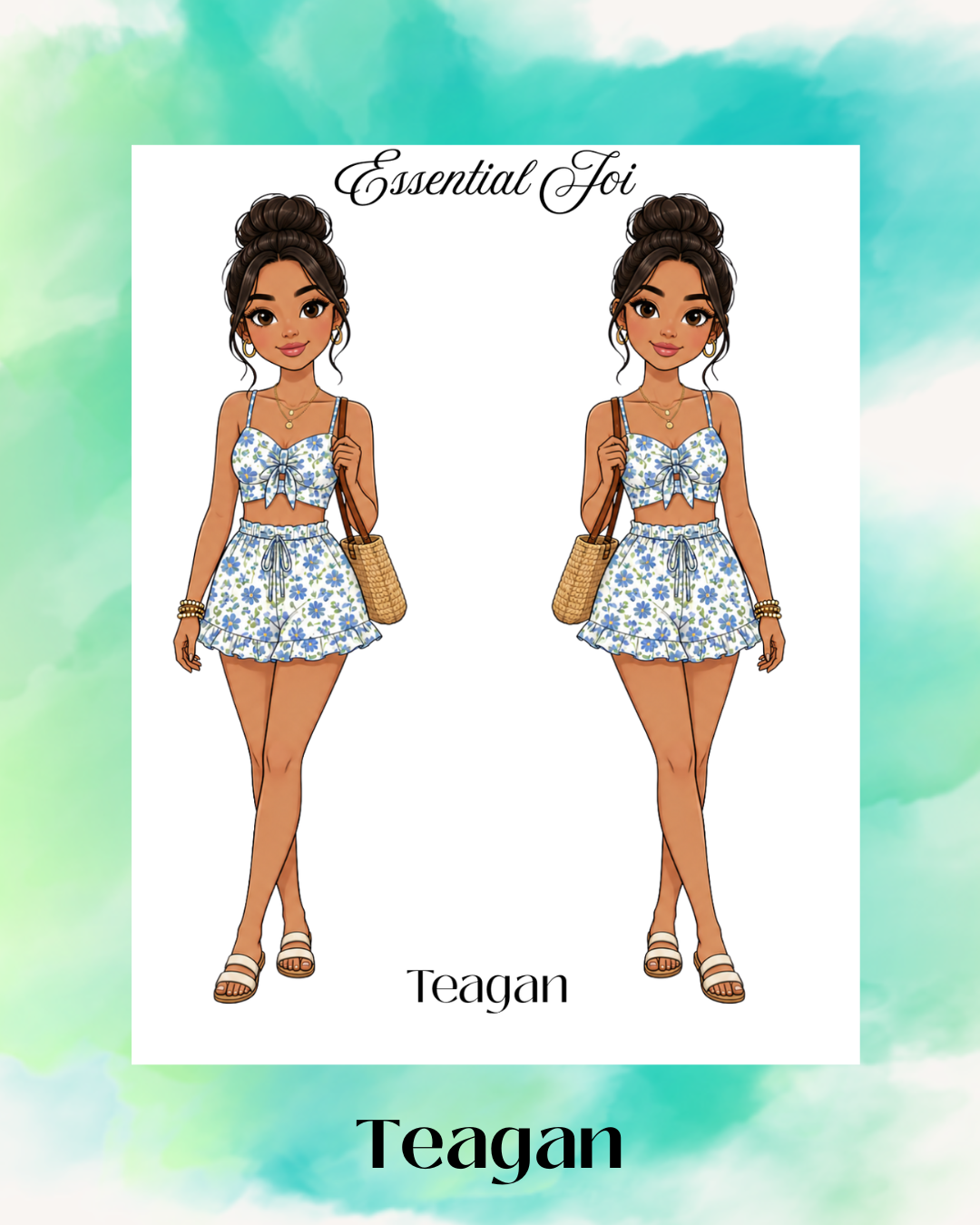 Teagan Doll Sticker