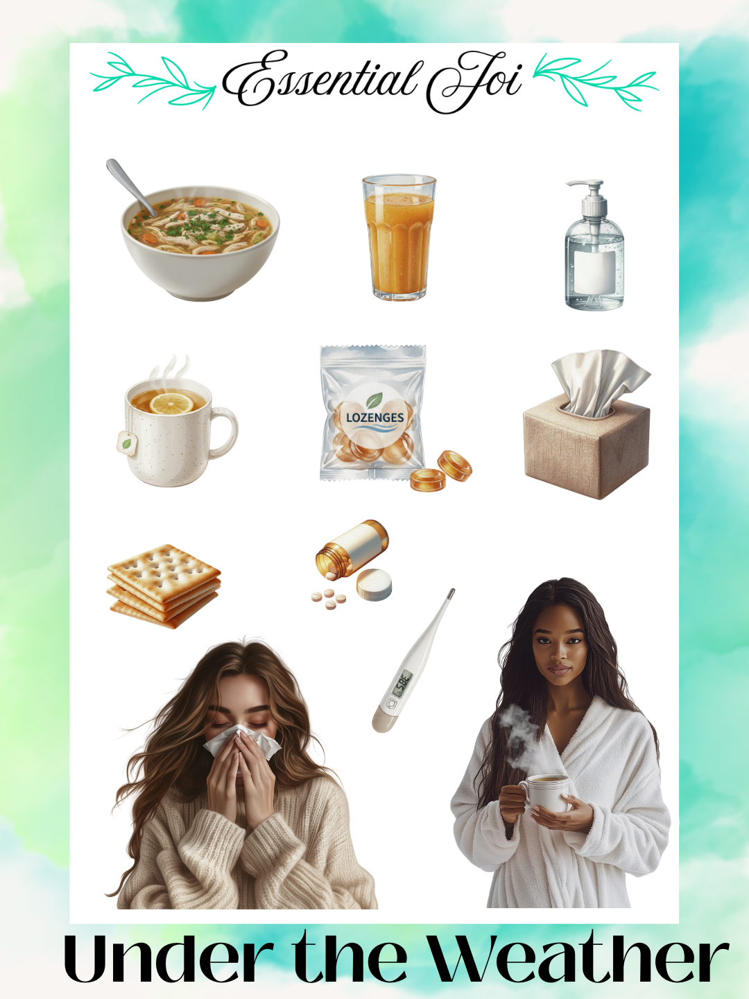 Under The Weather Decorative Sticker