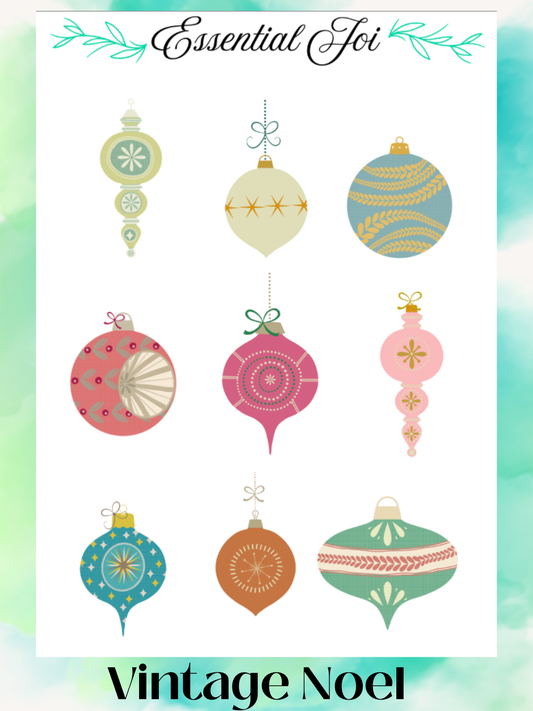 Vintage Noel Sticker Sheet