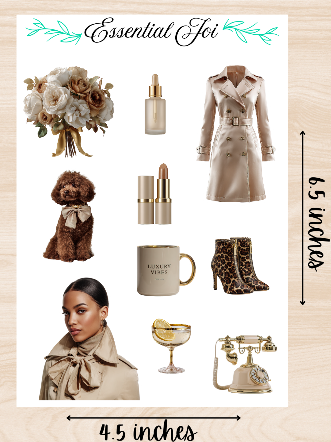 Cream Couture Sticker Sheet